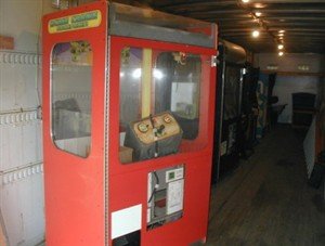 Control Panel And Marquee Removed To Save Space In Storage